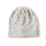 Cashmere Hat 2026 Autumn And Winter New Women's Fashion Casual Ear Care Pile Hat Without A Solid Color Knitted Hat