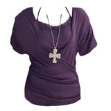 Fat Sister Pure Windy Neck V Neckline V Neck Collar Waist Top Woman Summer New Lace Hanging Neck Sling Folding Suit