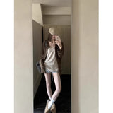 Lazy Suit Thin Long-Sleeved Coat Sun Protection Shirt Women In Autumn With Sling Vest Relaxation Two Sets