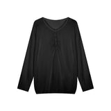 White Loose Long-Term T-Shirt Girl Summer 2025 New Lazy Wind Outside The Long-Sleeved Sunscreen Shirt Top