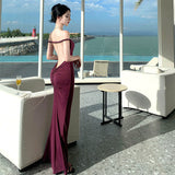 French Temperament Famous Wind Hanging Neck Folded Ass Dress Female Sense Repair-Bhumibreed Dress Dress