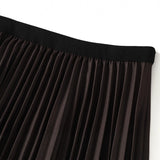 Small-Troducted Color Bred Faded Bvy Dress Autumn Dress Loose Umbrella Skirt Hanging Feeling Large Skirt 2125