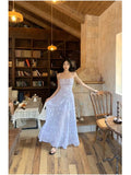Gentle Wind And Snowflake Hanging Dress Suit Women's Summer Thin Sunscreen Cardigan Hottie Waist Long Skirt