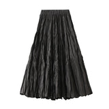 Vintage Folded Skirt Swum Long Skirt Mid-Length Skirt Mid-Length Skirt Mid-Term Dress Mid-Term Dress Mid-Term Dress Mid-Term Dress Mid-Term Dress A8823
