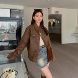 2026 Spring And Autumn New Old Money Wind Jacket Lady Medard Wears Sichuan Tourism Autumn Curry Coat