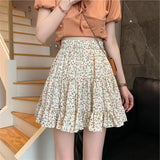 Broken Flower Dais Downs, Dais Down Dress Women's Walk Summer 2025 New Chiffon Sweet A-Word Skirt
