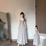 [Original Fabric] French Two Sets Of Cold-Sensitive Sling Dress Dress With Thin Sunscreen
