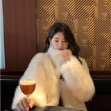 2025 Autumn And Winter New Toka Imitation Fox Net Red Young Korean Fur Women Winter Short Hair Short Coat