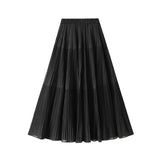Lady Style Temperament Small Fresh Chiffon Half Skirt 2025 Spring New Korean Version Of The Age Reduction Half-Body Skirt 9188