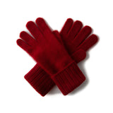 New Men's And Women's Same Solid Color Draw For The Autumn And Winter Of 2026, Goat Woolen Riding Windproof Outdoor Knitted Gloves