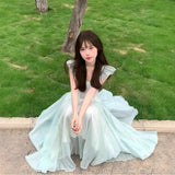 French High-End Atmosphere Temperament Super Fairy Dress Women's New Seaside Thin Waist Design Fairy Dress