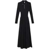 Small French Hepburn Black Dress Women's Autumn And Winter Dress 2026 New High-End Lanky Dress