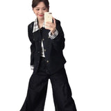 Unique And Beautiful Early Autumn Coat Women 2026 New Spring And Autumn Small Casual Collar Plating Splicing Jacket Tide