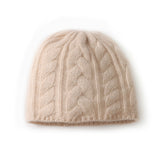 Govel Hat 2026 Autumn And Winter New Women's Fashion Casual Ear Care Pile Hat Twisting Pure Color Knitting Hat