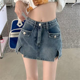 Spice Girls Open Fork Cowboy Dress Summer 2025 New High-Lumbar Ass Anti-Styled Walks Short Dresses Women's Dress