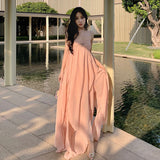 Holiday Super Fairy Dress Female Senior Sense Of The New Hanging Neck Bare Back Irregular Chiffon Dress