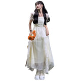 Tea Break French Super Fairy Beautiful First Love Dress Women Summer Seaside Vacation Gentle At The Escape Princess Fairy Dress