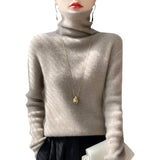 Big Explosion Wool Blending 2026 Autumn And Winter Women's Heap Of Simple Short-Case Knitted Bottom Sweater