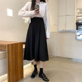 Summer French Thin Skirt Women High Waist A In The Long Skirt Umbrella Skirt Half Skirt Spring And Autumn Children's Clothing