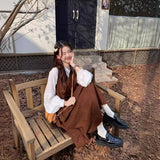 Early Autumn Dress With Two Sets Of College Style Dress Women's Autumn And Winter 2025 New Dress