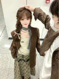 Three Sets Of Women's Autumn And Winter New Suit And Skin Jacket + Inside The Bottom Top + Thin Latter Half-Dress