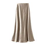 Irregular Splicing Of The Set Of The Fish Tail Half-Dress Woman Spring New Thin Temperament Skirt Dress 9860