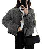 High-Grade French Retro Fragrant Coat Women's Spring And Autumn 2026 New Striped Short Jacket Cardigan Top