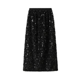 Cumien Liang Split Dress Girl Autumn And Winter Plush Plush Tweed Su Thin Straight A-Dress Dress D8513
