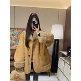 2026 Winter New Two Sides Wearing Lamb Fur Coat Women's Long Fur Integrated Locomotive Clothing Thicken Warm Coat