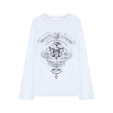Lazy Style Design Letter-Print Sunscreen T-Shirt Women's Summer New Casual Loose Perspective Cover Top