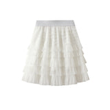 Net Yarn Half-Dress Women's Summer Spring And Autumn Dress New A-Word Cake Skirt Fashion Short Skirt 0010