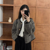 High-Grade French Retro Fragrant Coat Women's Spring And Autumn 2026 New Striped Short Jacket Cardigan Top