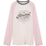 Letter-Print Long-Sleeved T-Shirt Women's Spring And Summer Thin Loose-Fitting Shoulder Sleeve Medium Long Sunscreen Top