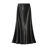 Lace Stitched With A Ribbon Half-Dressed Woman 2025 New French-Style Bag-Buteled Fishtail Skirt 9865