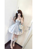 Sweet Babes Small Flying Sleeves Shredded Flower Dress Women's First Summer Love Gentle Wind Cake Princess Dress Waist Fluffy Skirt