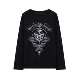 Lazy Style Design Letter-Print Sunscreen T-Shirt Women's Summer New Casual Loose Perspective Cover Top