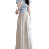 Summer 2026 Tea Wearing Two Sets Of Small Fresh Korean Drama Fashion Small Small Dopamine Suit Dress
