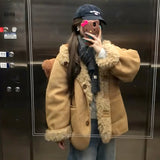 Great-Looking Early Winter Fur In One With Two Sides Of The Lamb Wool Coat Women Autumn And Winter 2026 New Thicker Locomotive Suit