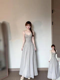 [Original Fabric] French Two Sets Of Cold-Sensitive Sling Dress Dress With Thin Sunscreen