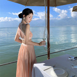 Birthday Party Light Dress Women's Seaside Beach Dress High-End Feel Dress Can Usually Be Worn At Party