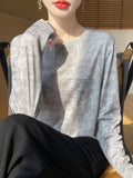 Lyselle Tians 2026 Spring And Summer Ms. Tie-Dye Short Leisure Collar Long-Sleeved Bottoming Shirt Try To Catch Up Jacket