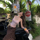 Southeast Asia Thailand Tourism Wearing Hot Girl Style Sexy Body Sling Vest Women Summer Seaside Vacation Two Sets