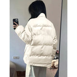 Black Cotton Clothes Women's Winter 2026 New Burst Cotton Warm Small Cotton Jacket Thick Coat