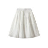 Screen Cloud Yarn Skirt Skirt Short Skirt Women Summer New Small A-Shaped Skirt Dress Skirt Skirt 0235