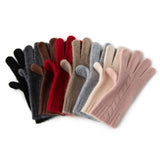 Cashmere 2026 Autumn And Winter New Men's And Women Retro Twist Flowers Thicken Warm Gloves Outdoor Riding Knitted Gloves
