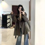Short Loose Wind Coat Women 2026 Autumn And Winter New Small Look Thin Korean Version Of Korean Leisure