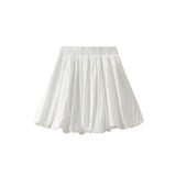 Peng Peng Folded Folded Thorny Thorn Dress Dress Women 2025 Summer New Leisure Bubble Lantern Skirt Skirt 9075