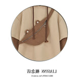 Small Fake Two-Piece Jacket Top Design Cute Soft Sister Women's Autumn And Winter New Top Cute College Trend