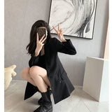 Chic Small Suit Jacket Female Korean Version Of Spring And Autumn 2025 New British Style Loose Leisure Lady Suit Top