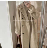 New Year Red Festive Hair Coat Woman 2025 Autumn And Winter New Temperament Reduction Of Thin Nie Coat Coat